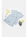 UP-BC-CSYB9043-9,Set tricou cu pantaloni Bamboo, blue, BabyCosy, 50%bumbac+50% bambus (Marime: 9-12 luni)