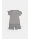 UP-BC-CSYB9044-6,Set tricou cu pantaloni Bamboo, gri, BabyCosy, 50%bumbac+50% bambus (Marime: 6-9 luni)