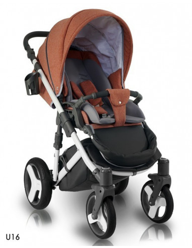Carucior bebelusi 3 in 1 Bexa Ultra Pastel Amber,U16