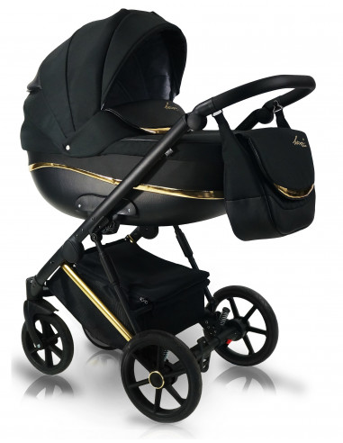 Carucior copii 3 in 1, reversibil, 0-36 luni, Bexa Next Gold,NG1