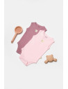 UP-BC-CSYB9012-3,Set 2 body-uri fara maneci Bamboo, roz, BabyCosy, 50% bambus+50% bumbac (Marime: 3-6 Luni)