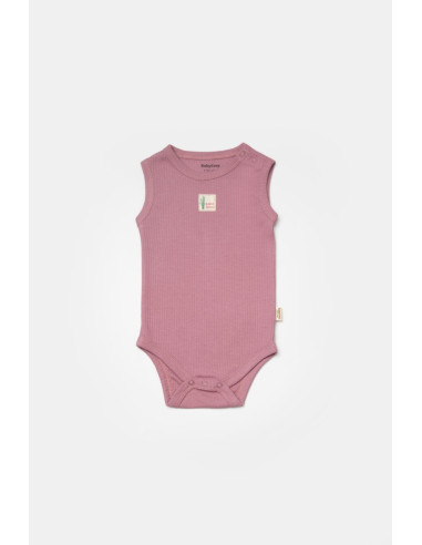 UP-BC-CSYB9012-3,Set 2 body-uri fara maneci Bamboo, roz, BabyCosy, 50% bambus+50% bumbac (Marime: 3-6 Luni)