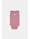 UP-BC-CSYB9012-3,Set 2 body-uri fara maneci Bamboo, roz, BabyCosy, 50% bambus+50% bumbac (Marime: 3-6 Luni)