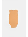 UP-BC-CSYB9013-3,Set 2 body-uri fara maneci Bamboo, galben, BabyCosy, 50% bambus+50% bumbac (Marime: 3-6 Luni)