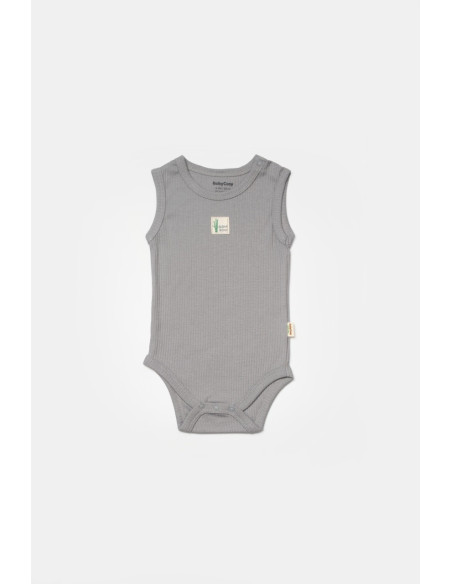 UP-BC-CSYB9014-6,Set 2 body-uri fara maneci Bamboo, bleu, BabyCosy, 50% bambus+50% bumbac (Marime: 6-9 luni)