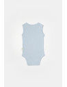 UP-BC-CSYB9014-6,Set 2 body-uri fara maneci Bamboo, bleu, BabyCosy, 50% bambus+50% bumbac (Marime: 6-9 luni)