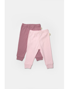 UP-BC-CSYB9030-6,Set 2 pantaloni Bamboo, roz, BabyCosy, 50%bumbac+50% bambus (Marime: 6-9 luni) 2