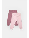 UP-BC-CSYB9030-9,Set 2 pantaloni Bamboo, roz, BabyCosy, 50%bumbac+50% bambus (Marime: 9-12 luni)