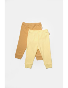 UP-BC-CSYB9031-9,Set 2 pantaloni Bamboo, galben, BabyCosy, 50%bumbac+50% bambus (Marime: 9-12 luni) 2