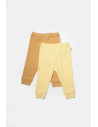 UP-BC-CSYB9031-3,Set 2 pantaloni Bamboo, galben, BabyCosy, 50%bumbac+50% bambus (Marime: 3-6 Luni)