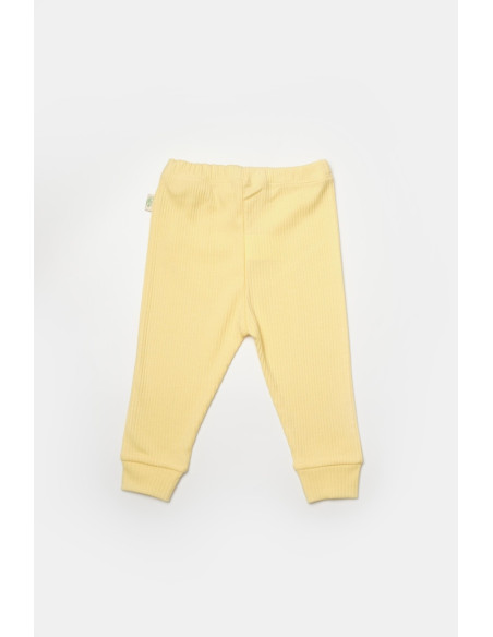 UP-BC-CSYB9031-3,Set 2 pantaloni Bamboo, galben, BabyCosy, 50%bumbac+50% bambus (Marime: 3-6 Luni)