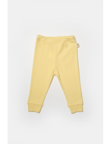 UP-BC-CSYB9031-3,Set 2 pantaloni Bamboo, galben, BabyCosy, 50%bumbac+50% bambus (Marime: 3-6 Luni)