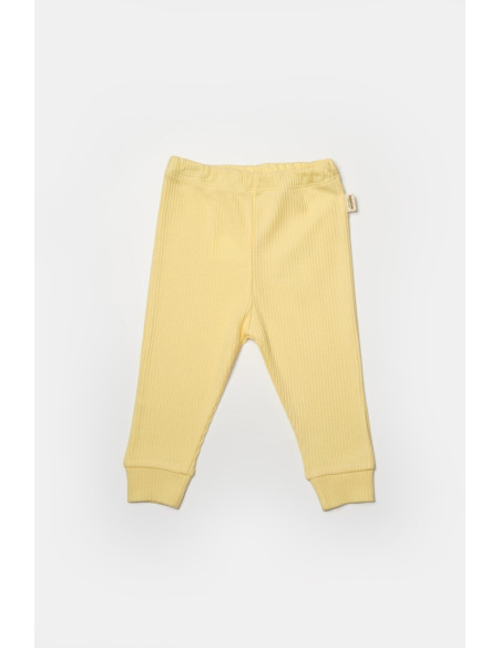 UP-BC-CSYB9031-3,Set 2 pantaloni Bamboo, galben, BabyCosy, 50%bumbac+50% bambus (Marime: 3-6 Luni)