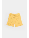 UP-BC-CSYM11702-6,Set tricou cu pantaloni Printed, galben, BabyCosy, 50%bumbac+50% modal (Marime: 6-9 luni)