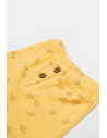 UP-BC-CSYM11702-18,Set tricou cu pantaloni Printed, galben, BabyCosy, 50%bumbac+50% modal (Marime: 18-24 Luni)