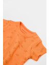 UP-BC-CSYM11705-12,Set tricou cu pantaloni Printed, portocaliu, BabyCosy, 50%bumbac+50% modal (Marime: 12-18 Luni)