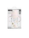 UP-8426420087025,Cana cu muștiuc din silicon, 270 ml, Bears, roz, Suavinex