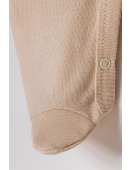 UP-BC-CSY8181-3,Set 2 salopete lungi, Lamb, BabyCosy, 100% bumbac organic (Marime: 3-6 Luni)
