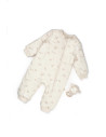 UP-BC-CSY8187-6,Salopeta cu fermoar, Lamb, BabyCosy, 100% bumbac organic (Marime: 6-12 Luni)