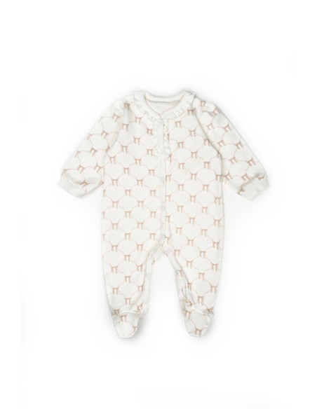UP-BC-CSY8170,Set de 10 piese pentru nou nascut, Bow, powder, 100% bumbac organic, BabyCosy