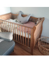 Patut bebe din lemn masiv, Noble Vintage, 120 x 60