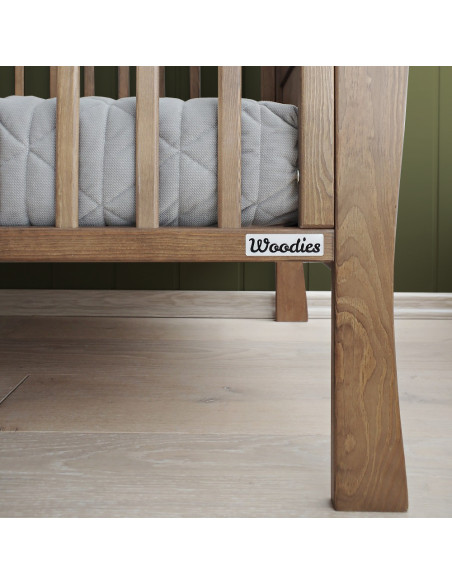 Patut bebe din lemn masiv, Noble Vintage, 120 x 60