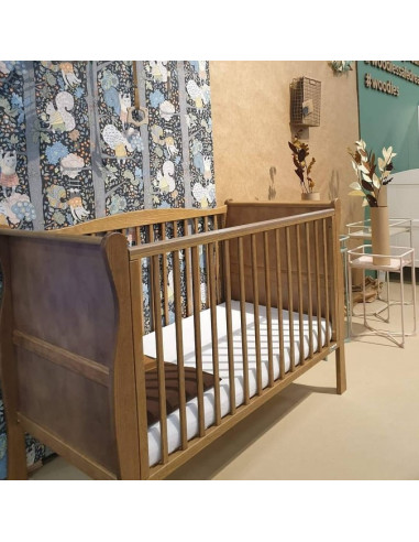 Patut bebe din lemn masiv, Noble Vintage, 120 x 60
