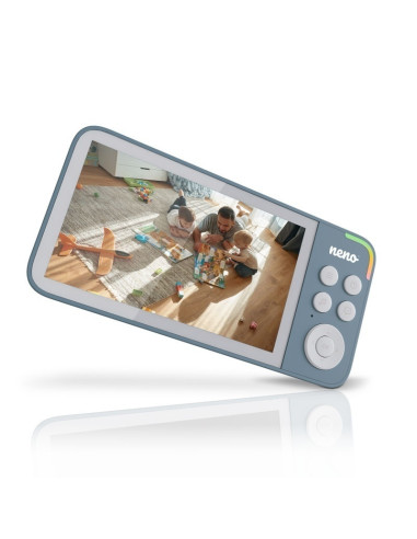 UP-NEN-MAM- NN015,Neno Vedo Blue – Baby monitor video cu ecran mare de 5’’