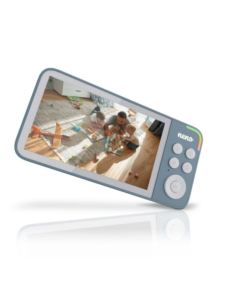 UP-NEN-MAM- NN015,Neno Vedo Blue – Baby monitor video cu ecran mare de 5’’