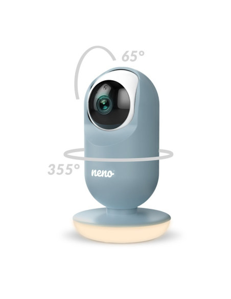UP-NEN-MAM- NN015,Neno Vedo Blue – Baby monitor video cu ecran mare de 5’’
