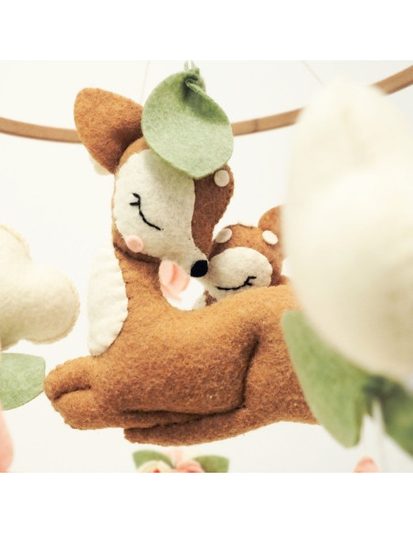 UP-NEN-BAB-ZB009,Neno Rosi – carusel pentru pătuț cu braț de prindere