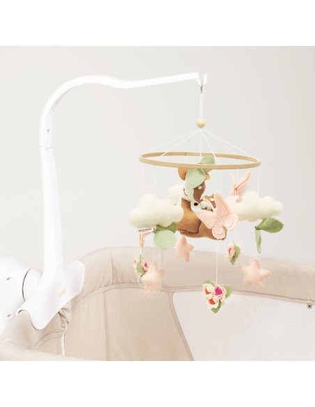 UP-NEN-BAB-ZB009,Neno Rosi – carusel pentru pătuț cu braț de prindere