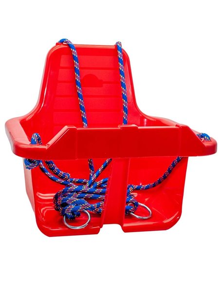 Leagan cu spatar ROBENTOYS, 35 x 33.5 x 30 cm, + 3 ani, Rosu