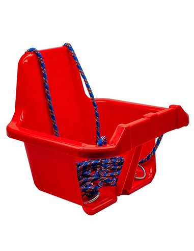 Leagan cu spatar ROBENTOYS, 35 x 33.5 x 30 cm, + 3 ani, Rosu