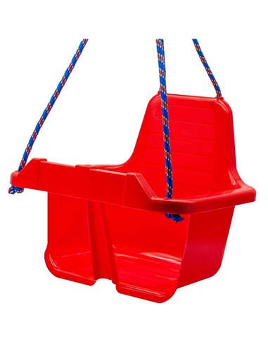 Leagan cu spatar ROBENTOYS, 35 x 33.5 x 30 cm, + 3 ani, Rosu