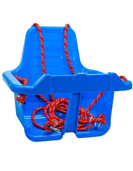 Leagan cu spatar ROBENTOYS, 35 x 33.5 x 30 cm, + 3 ani, Albastru