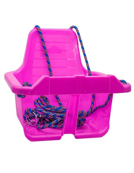 Leagan cu spatar ROBENTOYS, 35 x 33.5 x 30 cm, + 3 ani, Roz