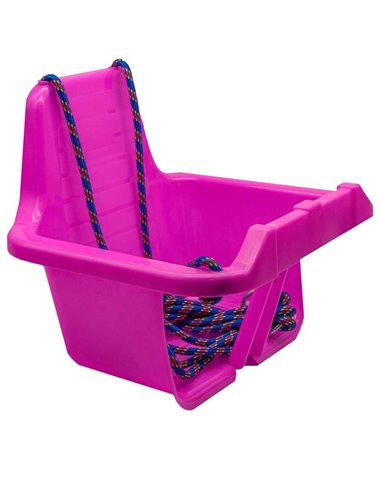 Leagan cu spatar ROBENTOYS, 35 x 33.5 x 30 cm, + 3 ani, Roz