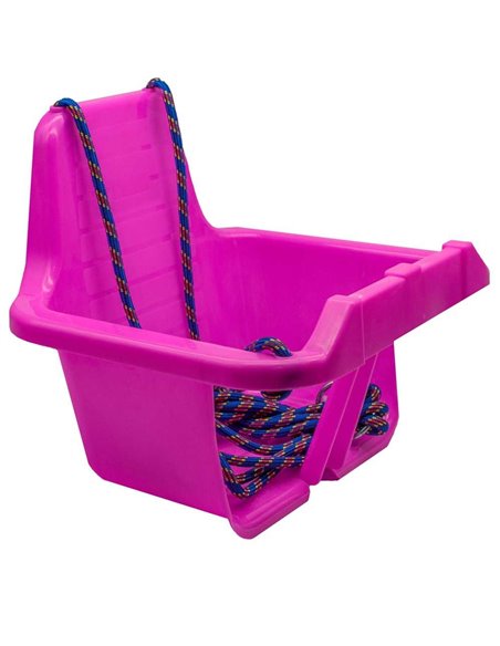 Leagan cu spatar ROBENTOYS, 35 x 33.5 x 30 cm, + 3 ani, Roz