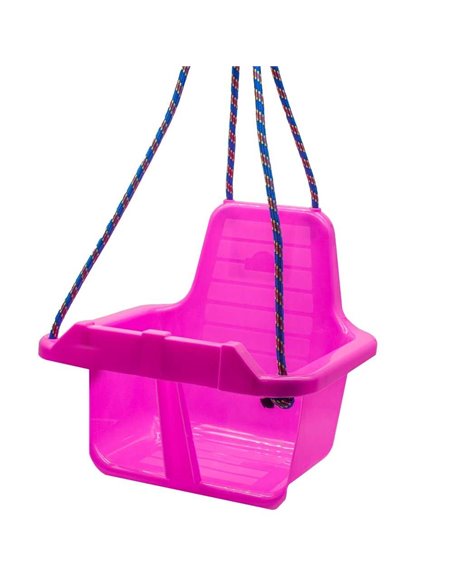 Leagan cu spatar ROBENTOYS, 35 x 33.5 x 30 cm, + 3 ani, Roz