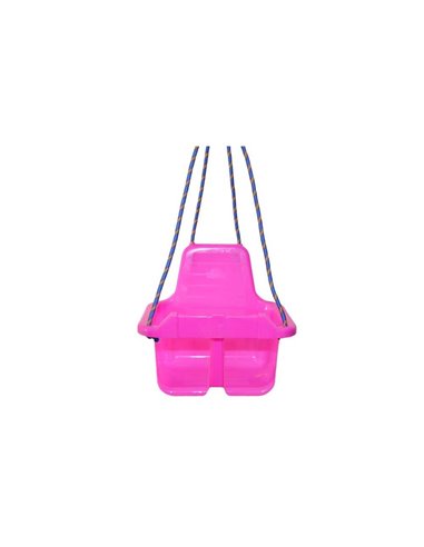 Leagan cu spatar ROBENTOYS, 35 x 33.5 x 30 cm, + 3 ani, Roz