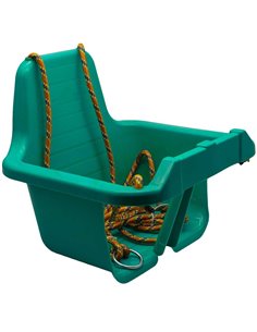 Leagan cu spatar ROBENTOYS, 35 x 33.5 x 30 cm, + 3 ani, Turcoaz 2