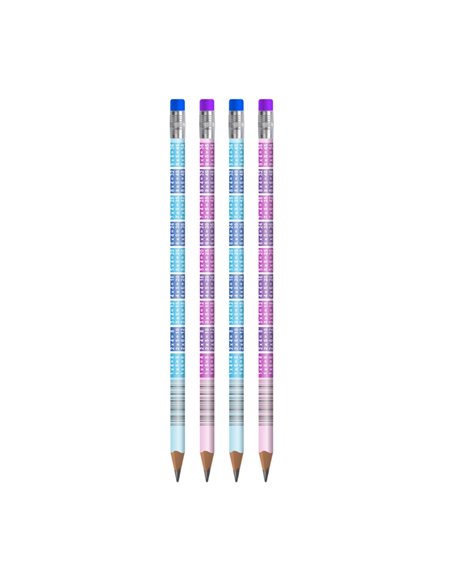 Set 72 creioane negre cu tabla inmultirii Daco, Motiv matematician
