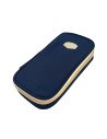 SC2852,Penar borseta Urban, 2 fermoare, DARK BLUE, 21X6.5X11CM - S-COOL