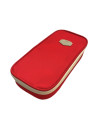 SC2851,Penar borseta Urban, 2 fermoare, RED, 21X6.5X11CM - S-COOL