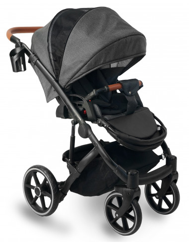 Carucior copii 3 in 1, reversibil, 0-36 luni, Bexa Line Deep