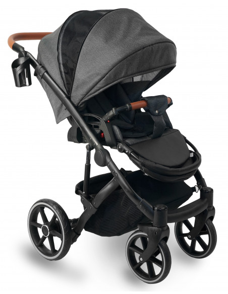 Carucior copii 3 in 1, reversibil, 0-36 luni, Bexa Line Deep