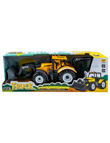 ROB-585-77,Tractor cu incarcator si graifer