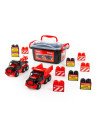 ROB-57143,Set masinute si cuburi constructii - Mammoet, 28.5x19.5x15.5 cm, Polesie