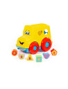 ROB-87980,Autobuz + cuburi educative, 23.5x15.2x17 cm, Polesie